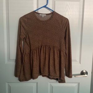 Cheetah Print Long Sleeve
